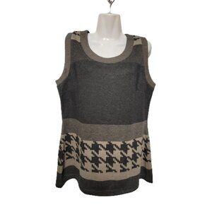 Grey Sleeveless Top-  Size 42 - NWOT